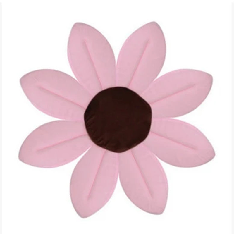 Baby Bath Blooming Flower Newborn Bathtub Foldable Lotus Shape Cushion Skin Bath Pad Portable Bath Tub Soft Seat