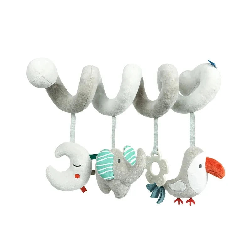 Baby Toys 0 12 Months Plush Animals Rattles for Baby Portable Hanging Crib Car Seat Stroller Toys Sensory Toys for Newborn Gifts