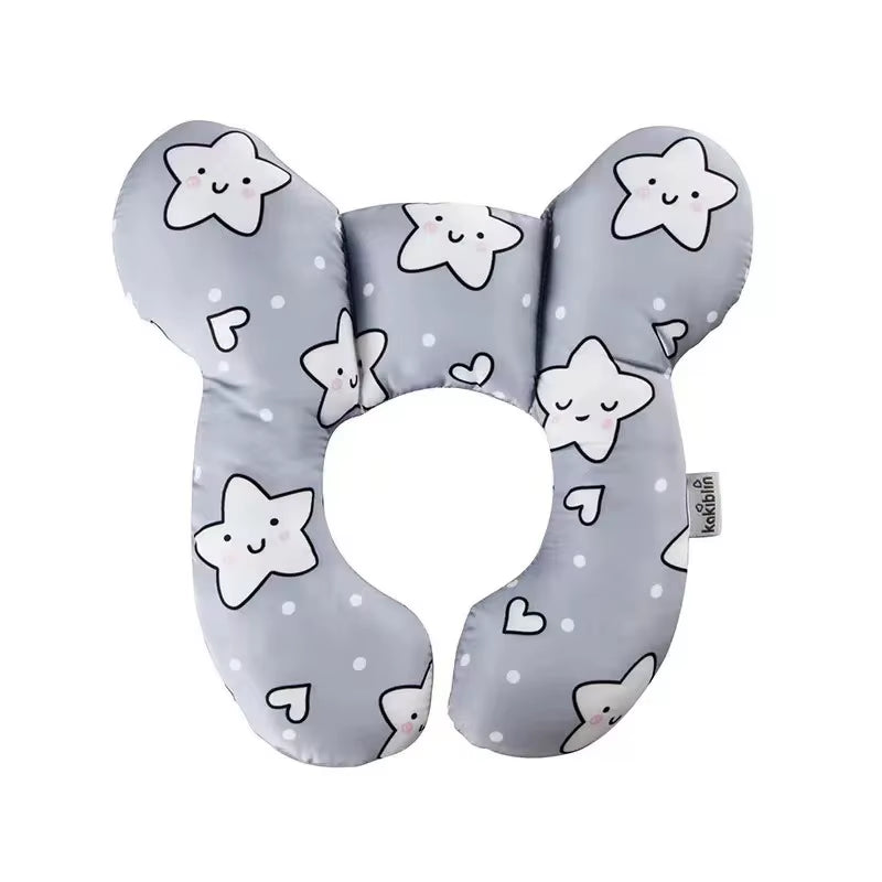 Multi-Functional Stroller Pillow New Cartoon Children'S U-Shaped Pillow Soft Baby Pillow Travel Car Children'S Pillow