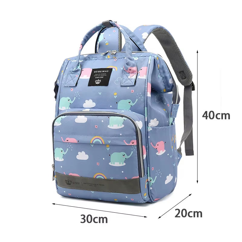 Mummy Large Capacity Diaper Bag Backpack Waterproof Outdoor Travel Diaper Maternity Bag Baby Diaper Bags Travel Bag for Stroller
