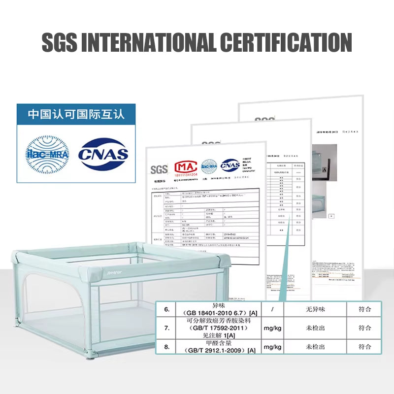 Playpen for Children Toddler Play Fence Indoor Safety Barrier Playground Park Kids Dry Ball Pool Newborn Guardrail without Balls