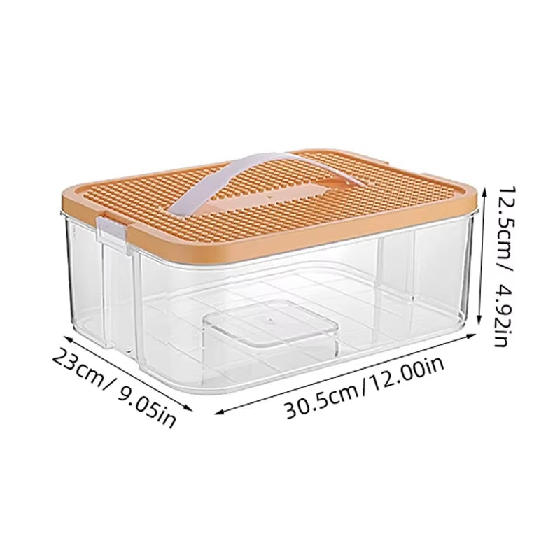 Building Blocks Toys Storage Box for Lids Brick Shaped Plastic Kids Bin Child Toy Containers Sundries Stackable Organizer