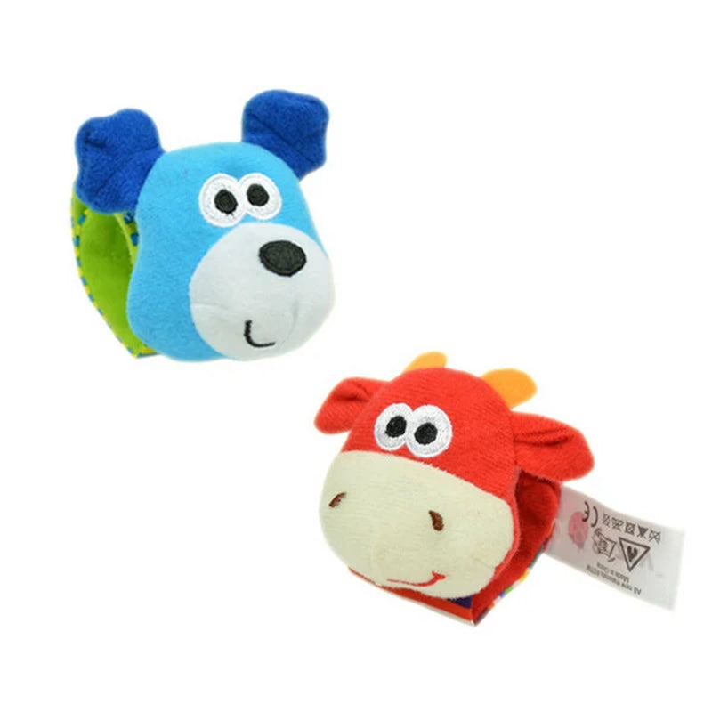 Baby Toy Baby Rattles Toys Animal Socks Wrist Strap with Rattle Baby Foot Socks Bug Wrist Strap Baby Socks