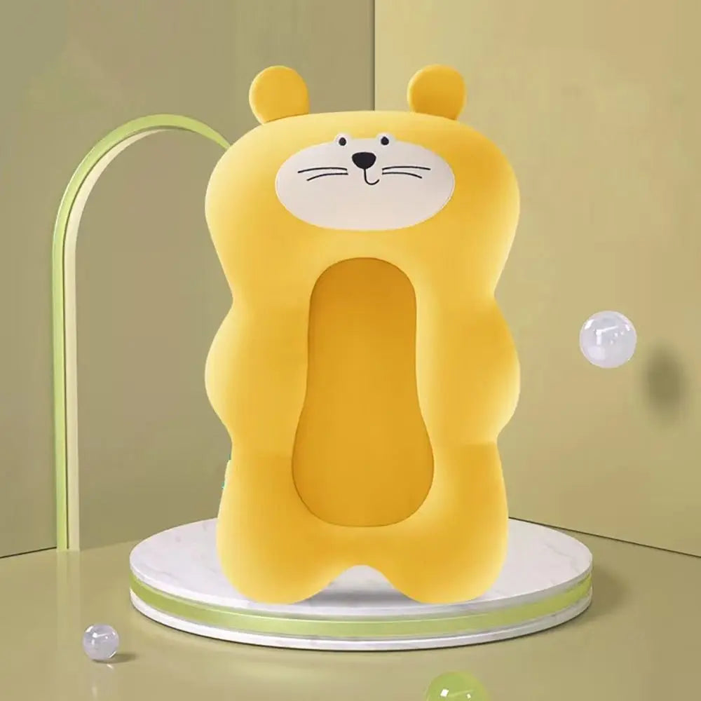 Baby Bath Tub Pad Non-Slip Bathtub Seat Comfortable Newborn Safety Infant Bath Support Shower Cushion Adjustable Soft Pillow