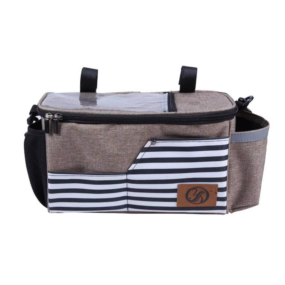 Baby Stroller Organizer Bottle Cup Holder Small Diaper Bags Maternity Nappy Bag Pouch Accessories for Portable Baby Carriage