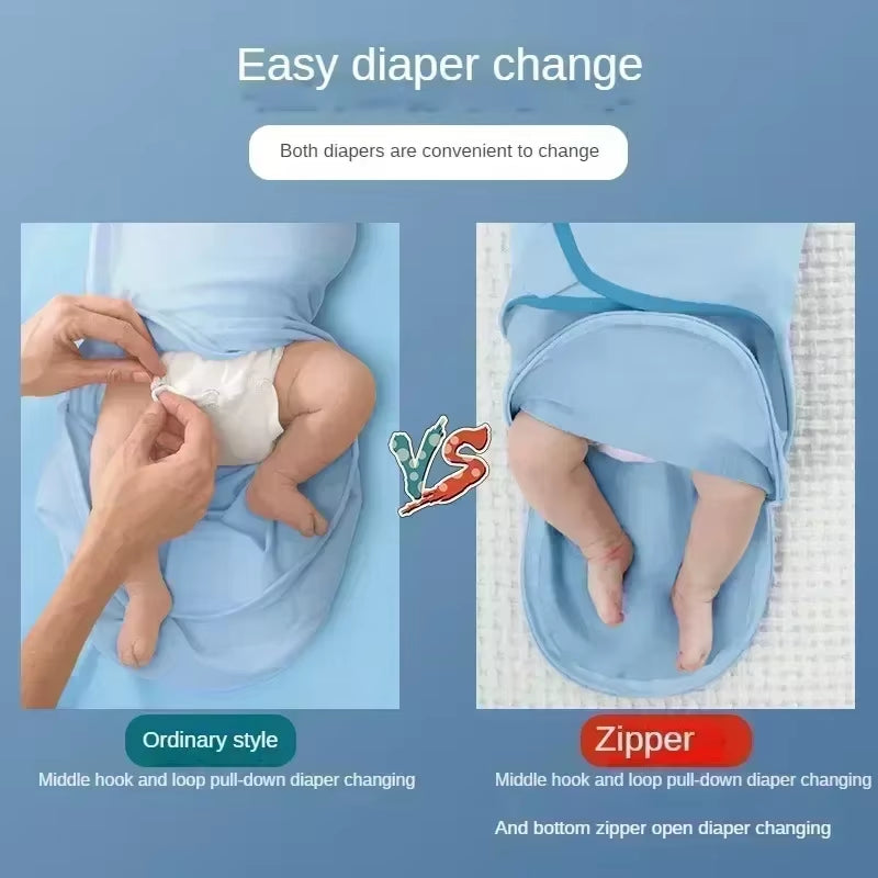 1/2Pcsbabies Sleeping Bags Newborn Baby Cocoon Swaddle Wrap Envelope 100%Cotton 0-6 Months Baby Blanket Swaddling Wrap Sleepsack