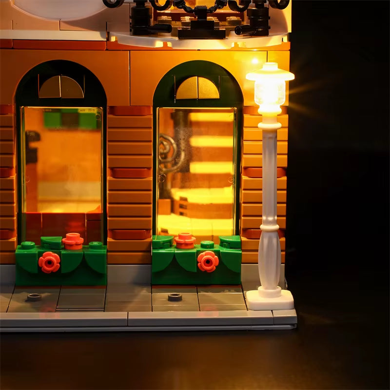 （No LEGO, Just Light）Usb Light Kit for Lego 10297 Boutique Hotel Building