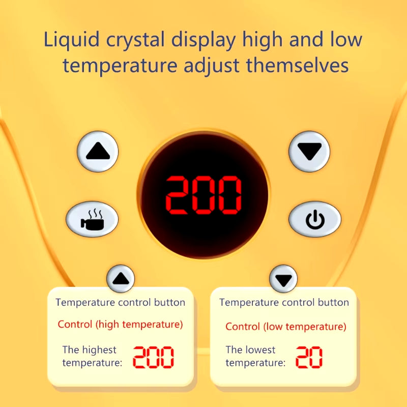 Simulation Air Fryer Cooking Toy Child Educational Toy Role-Play Kitchen Toy Montessori Toddler Pretend-Play Toy