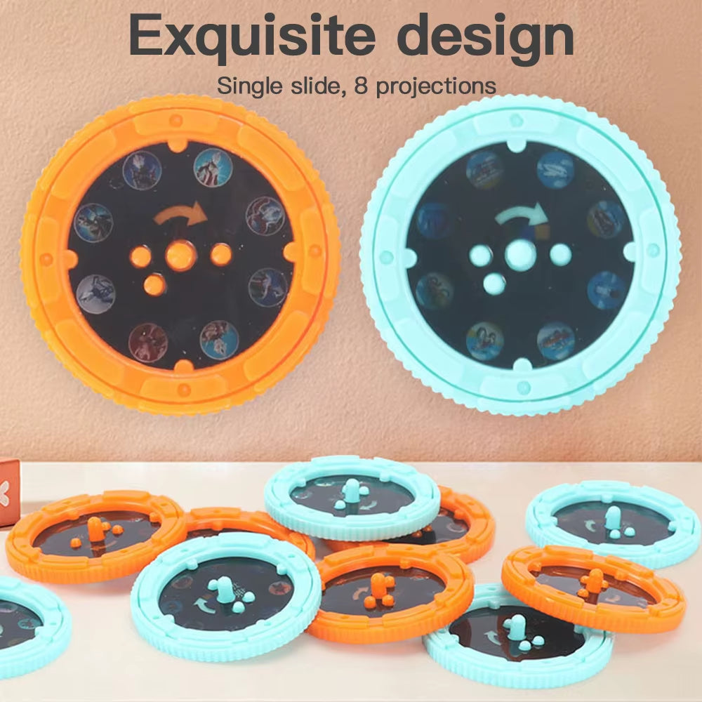 Flashlight Projector Torch Lamp Toy without Battery Cartoon Creativity Torch Lamp Flashlight Projector Baby Sleeping Story Book