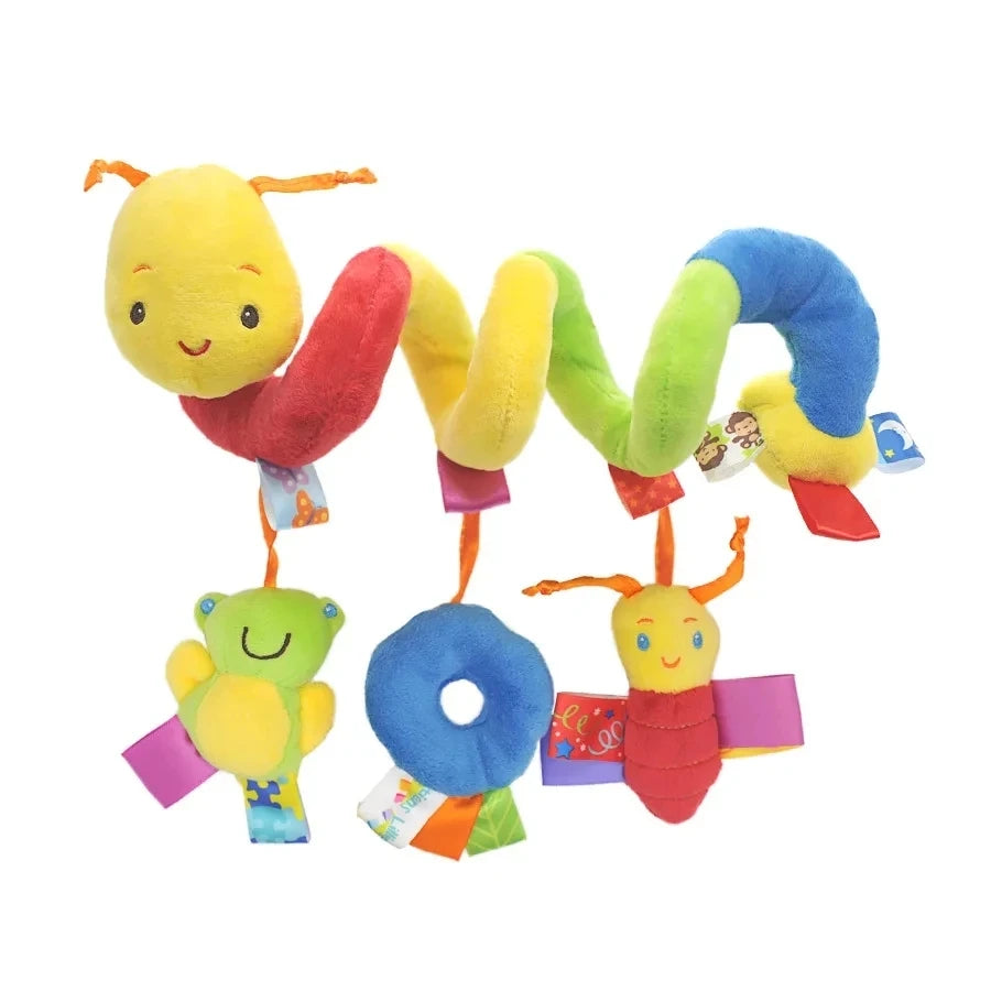 Baby Toys 0 12 Months Plush Animals Rattles for Baby Portable Hanging Crib Car Seat Stroller Toys Sensory Toys for Newborn Gifts