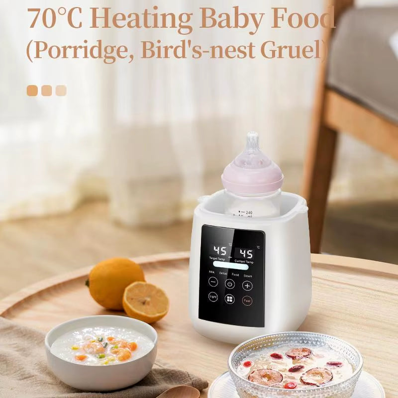 Baby Bottle Warmer Baby Milk Warmer Automatic Shutdown Breastmilk Heater Baby Food Heater Safe & Fast Feeding Bottle Warmer For