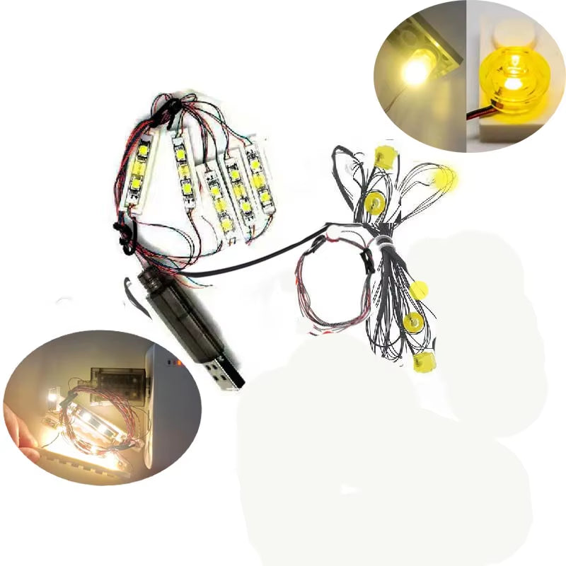 （No LEGO, Just Light）Usb Light Kit for Lego 10297 Boutique Hotel Building