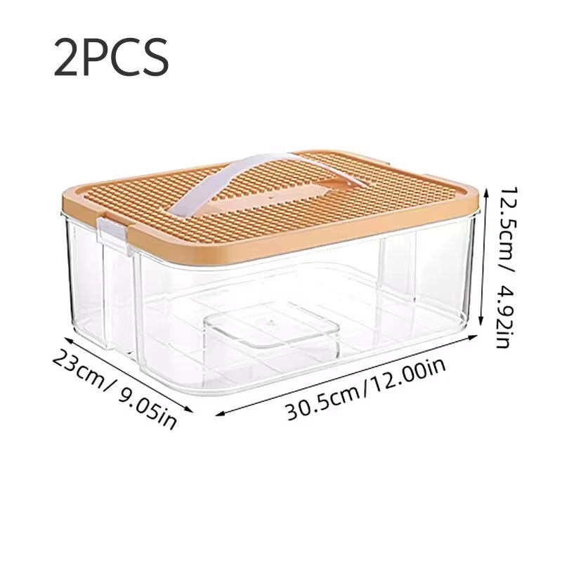 Building Blocks Toys Storage Box for Lids Brick Shaped Plastic Kids Bin Child Toy Containers Sundries Stackable Organizer