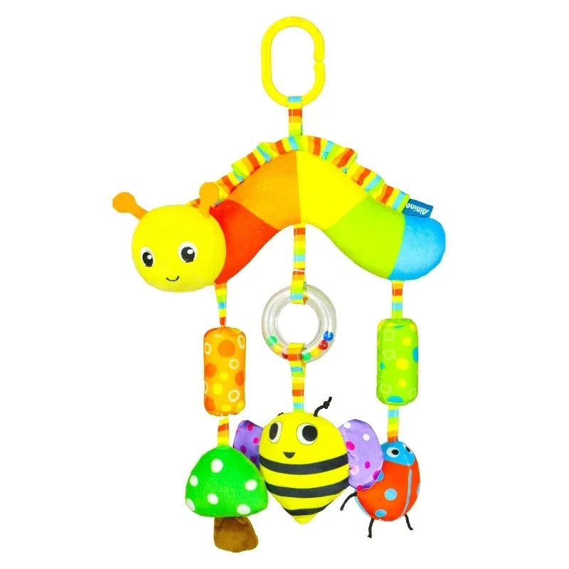 Baby Toys 0 12 Months Plush Animals Rattles for Baby Portable Hanging Crib Car Seat Stroller Toys Sensory Toys for Newborn Gifts