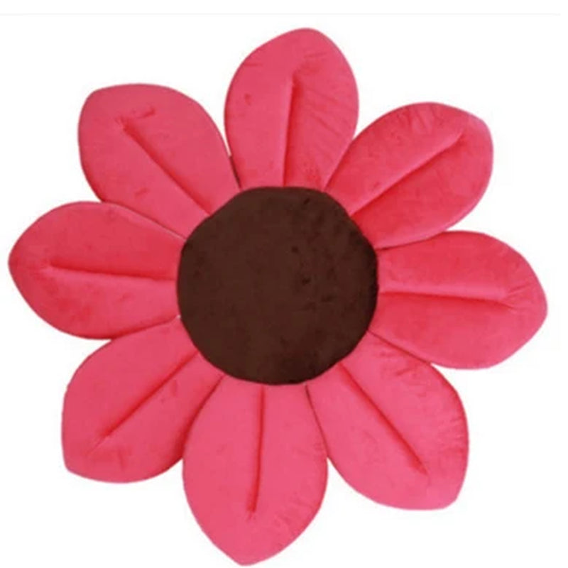 Baby Bath Blooming Flower Newborn Bathtub Foldable Lotus Shape Cushion Skin Bath Pad Portable Bath Tub Soft Seat