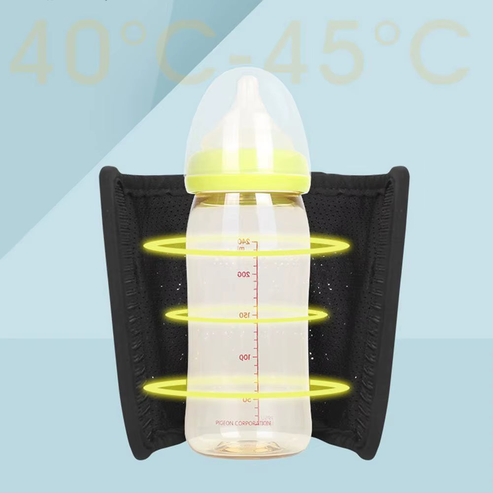 Baby Bottle Warmers USB Heating Bottle Baby Bottle Cooler Hot Water Bottle Smart for Baby Travel Adjustable Milk Warmer