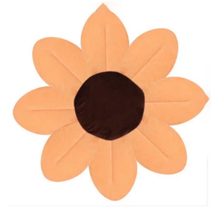 Baby Bath Blooming Flower Newborn Bathtub Foldable Lotus Shape Cushion Skin Bath Pad Portable Bath Tub Soft Seat